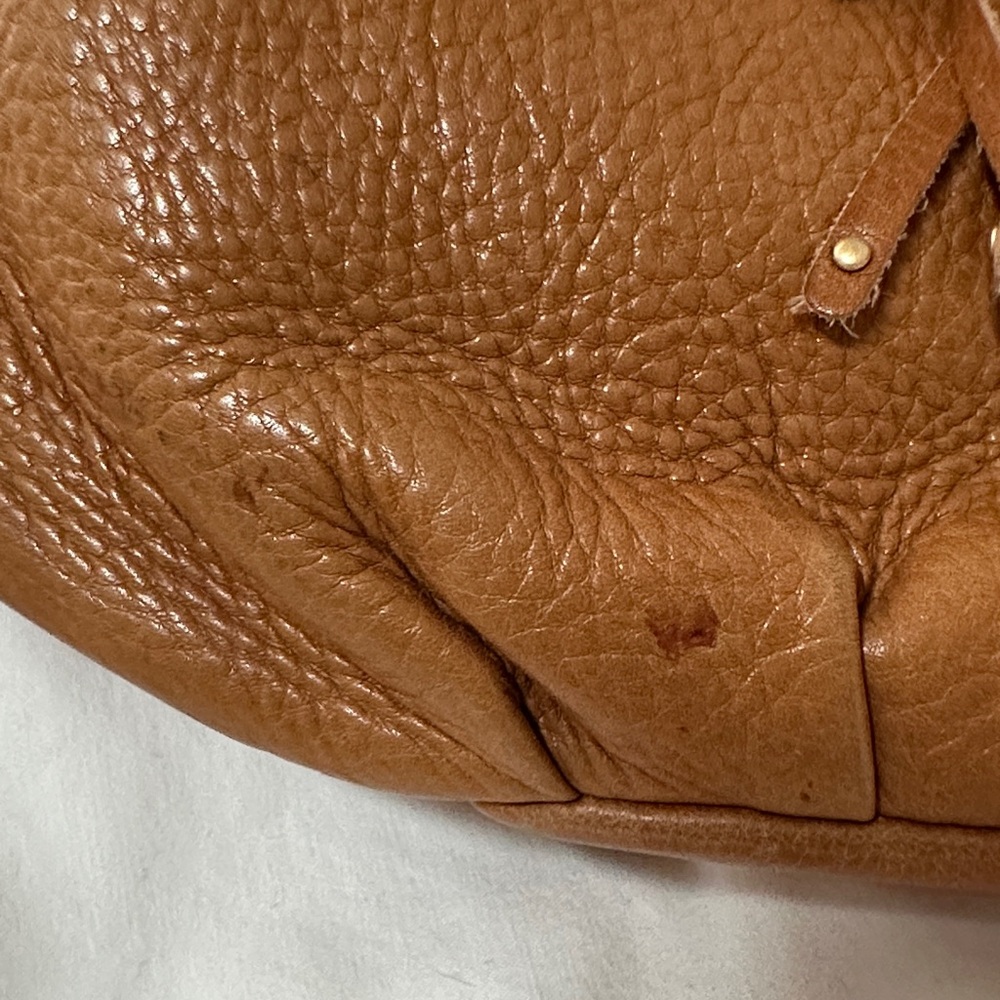 Sigrid Olsen Cognac Brown Leather Hobo with Tassel Accent - Picture 13 of 16